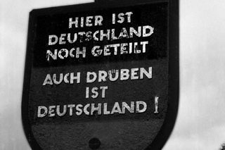 "Auch drüben ist Deutschland", Foto © Friedhelm Denkeler 1962