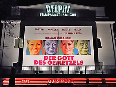 "Der Gott des Gemetzels im Delphi-Kino", Foto © Friedhelm Denkeler 2011
