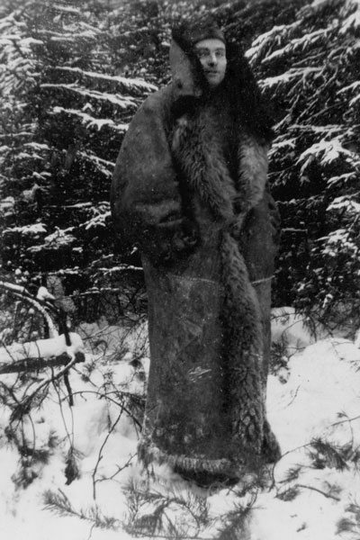 "Erich Meinert im russischen Winter", ca. 1943, Archiv © F. Denkeler