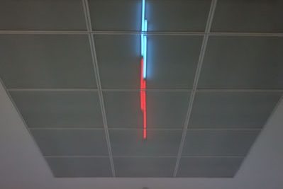 "Dan Flavin im Hamburger Bahnhof", Foto © Friedhelm Denkeler 2012