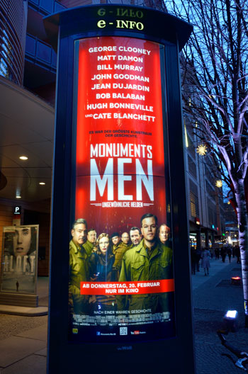 "The Monuments Men", Foto © Friedhelm Denkeler 2014