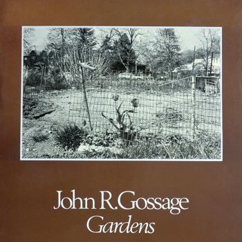 Plakat zur Ausstellung "John R. Gossage – Gardens" in der Werkstatt für Photographie, 30.10. bis 01.12.1978