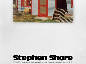 Plakat der Werkstatt für Photographie: "Stephen Shore", 1980, Foto © Friedhelm Denkeler 2016