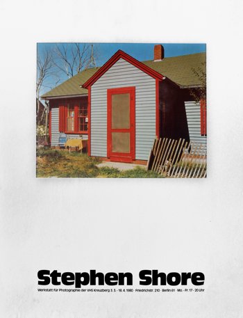 Plakat der Werkstatt für Photographie: "Stephen Shore", 1980, Foto © Friedhelm Denkeler 2016