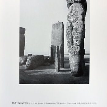 Plakat der Werkstatt für Photographie: "Paul Caponigro", 1980, Foto © Friedhelm Denkeler 2016