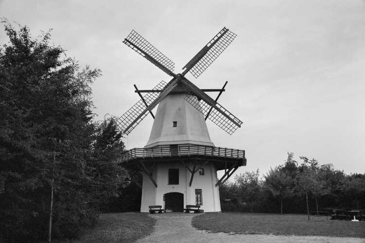 »Windmühle Tonnenheide«, Mühle Nr. 21 (Galerie-Holländer), Mindener Straße 185, 32369 Rahden-Tonnenheide, Foto © Friedhelm Denkeler 2003