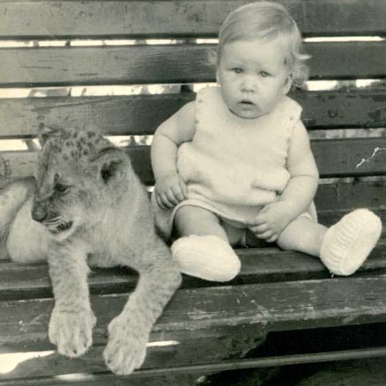 »Sabinchen und der Löwe», 2. August 1961, © Archiv Friedhelm Denkeler