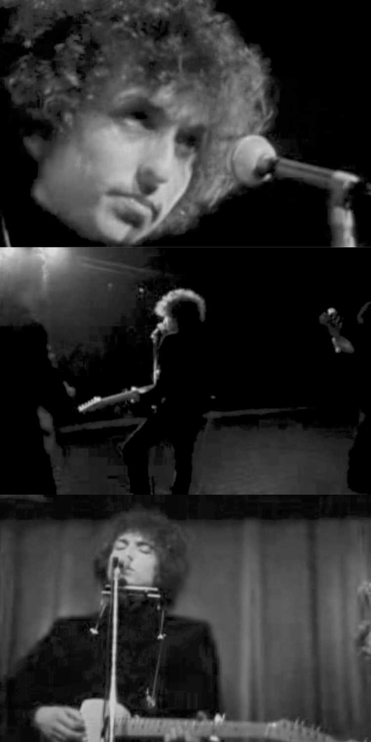 1965 – Bob Dylan: »Like A Rolling Stone«, Foto/Collage © Friedhelm Denkeler