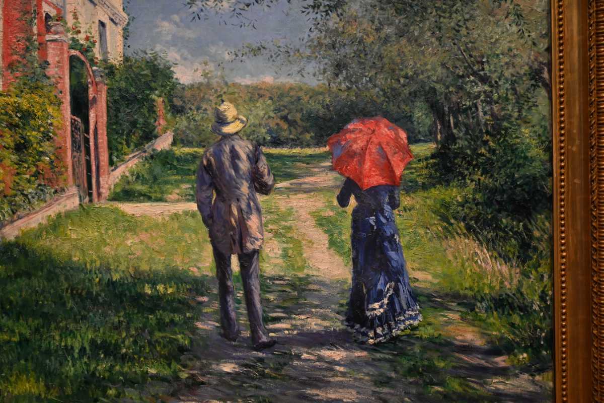 Gustave Caillebotte: »Paar beim Spaziergang«, 1881 Sammlung Hasso Plattner Collection